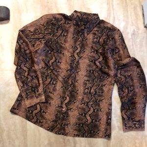 Kenneth Cole Animal print shirt